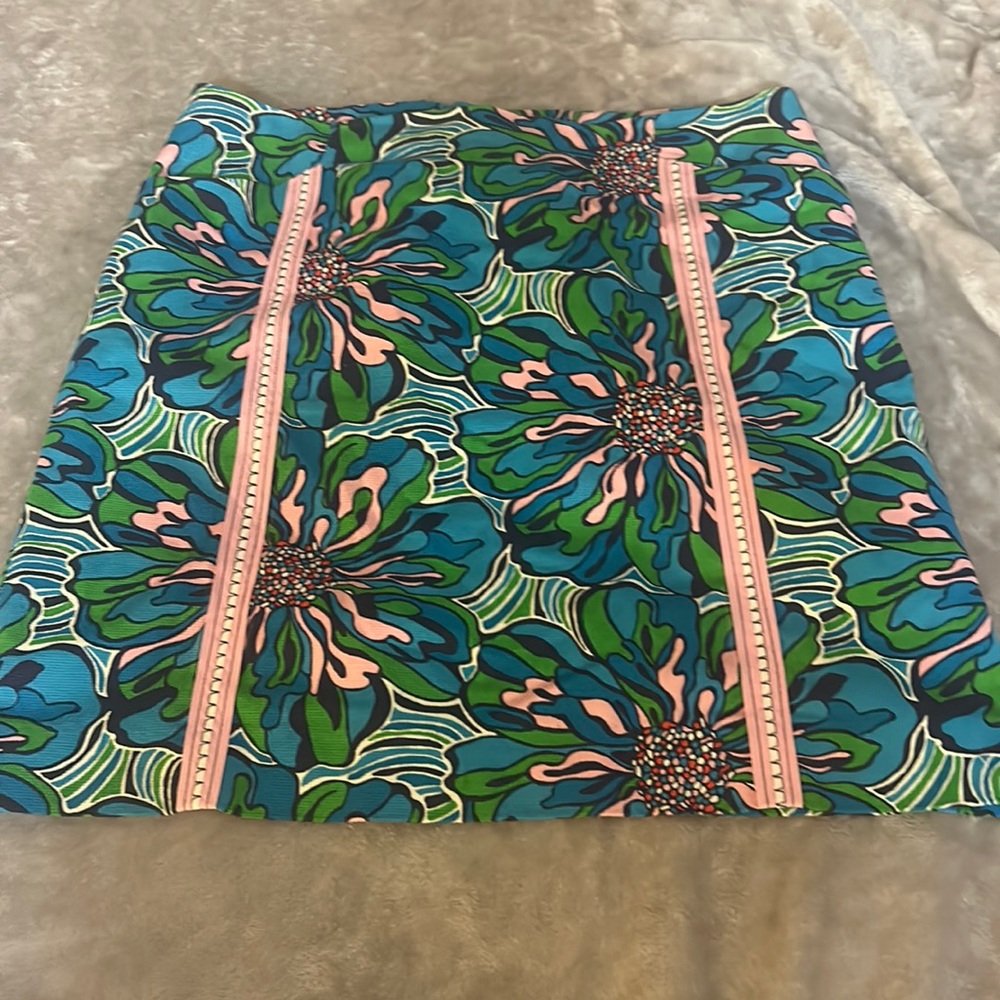 Lilly Pulitzer roslyn floral mini skirt